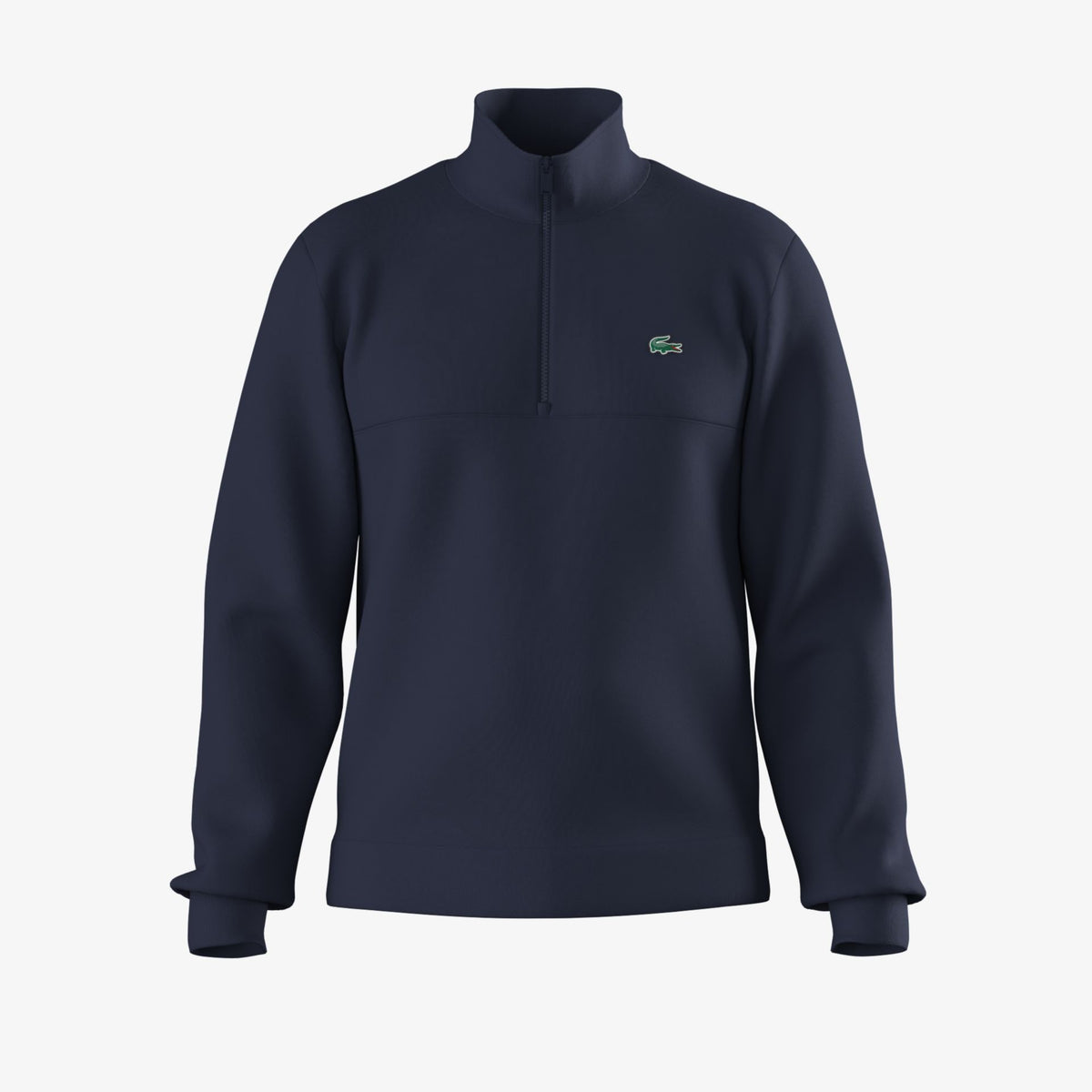 Lacoste High Neck Zipped Double Face Sweatshirt
