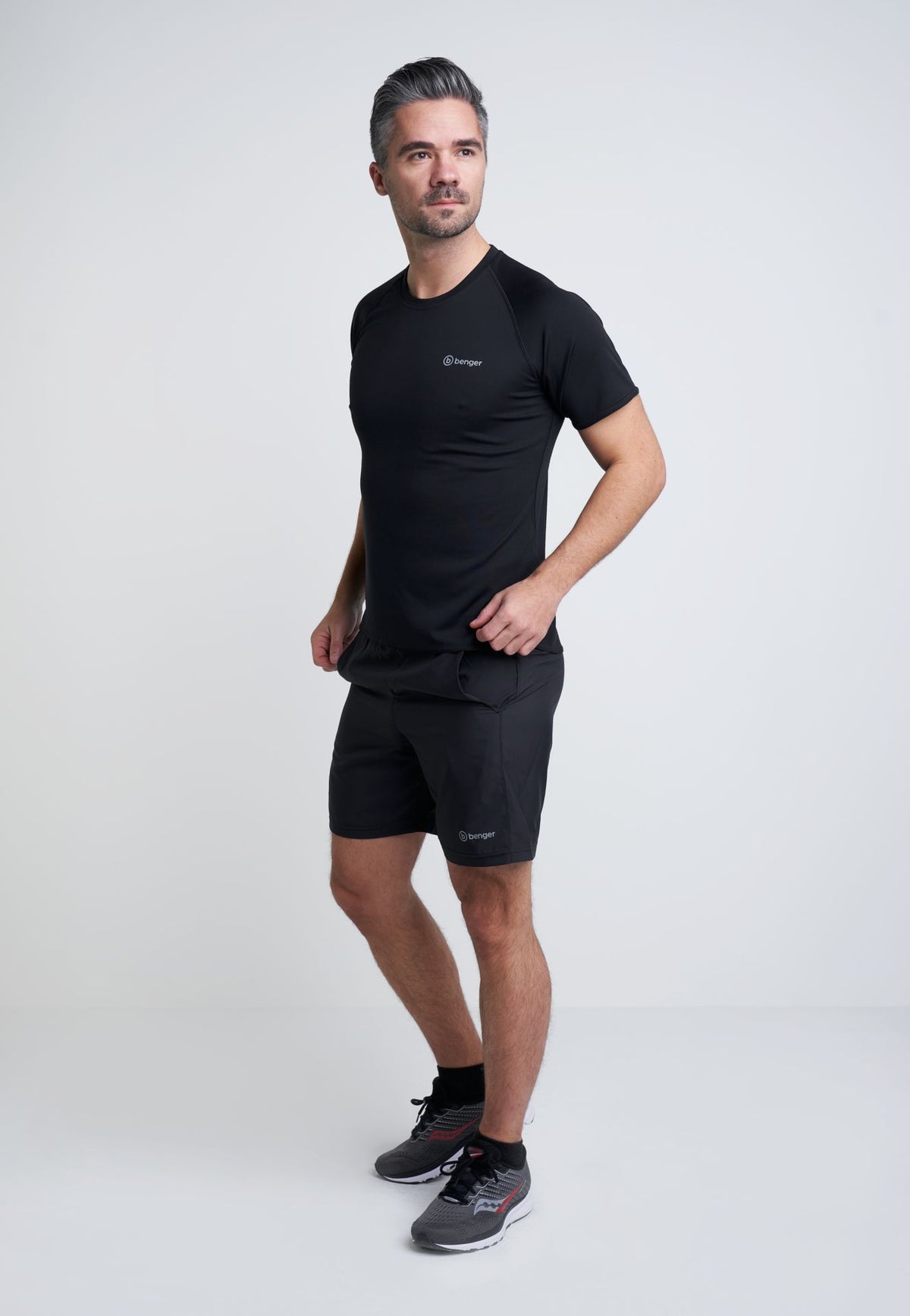 Benger Running Shirt – schwarz