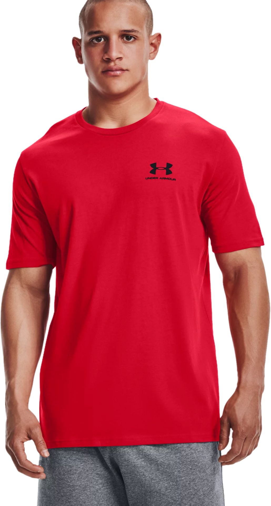 Under Armour Sportstyle Left Chest – rot