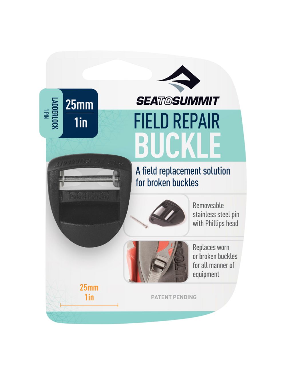 Sea to Summit Field Repair Buckle Ladderlock - 25mm