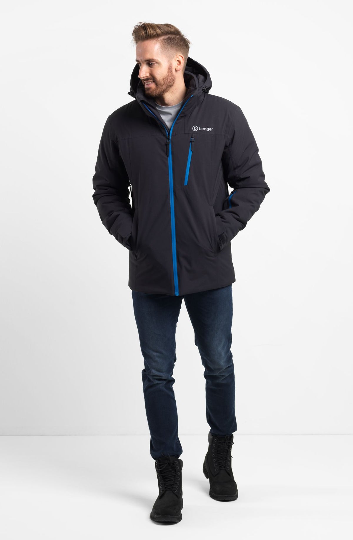 Benger HR. FREY BLUE SKIJACKE – schwarz