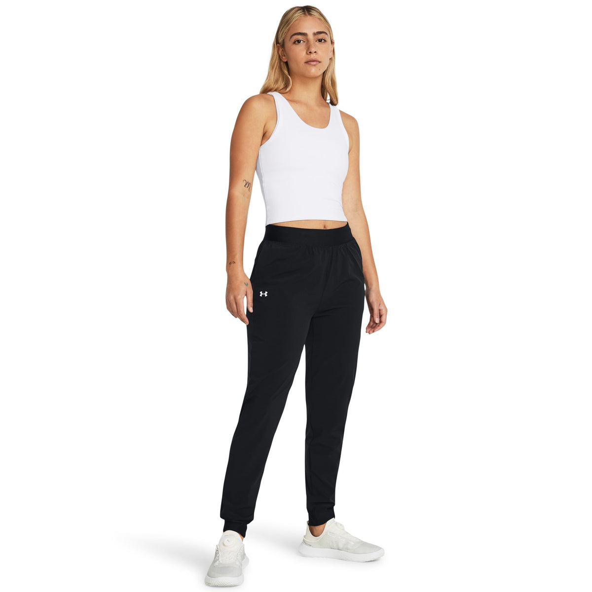 Under Armour ArmourSport High Rise Woven Pant – schwarz