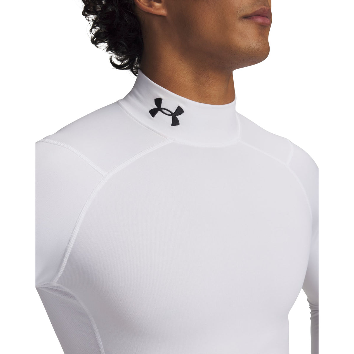 Under Armour ColdGear Compression Mock – weiß