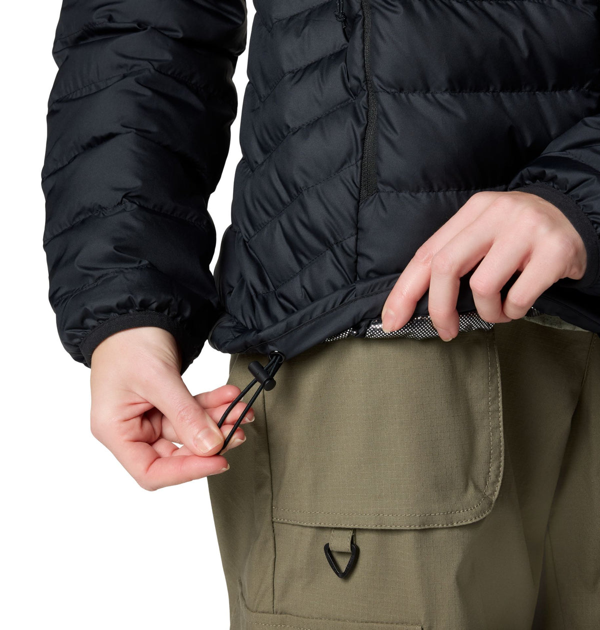 Columbia Powder Lite II Hooded Jacket – schwarz