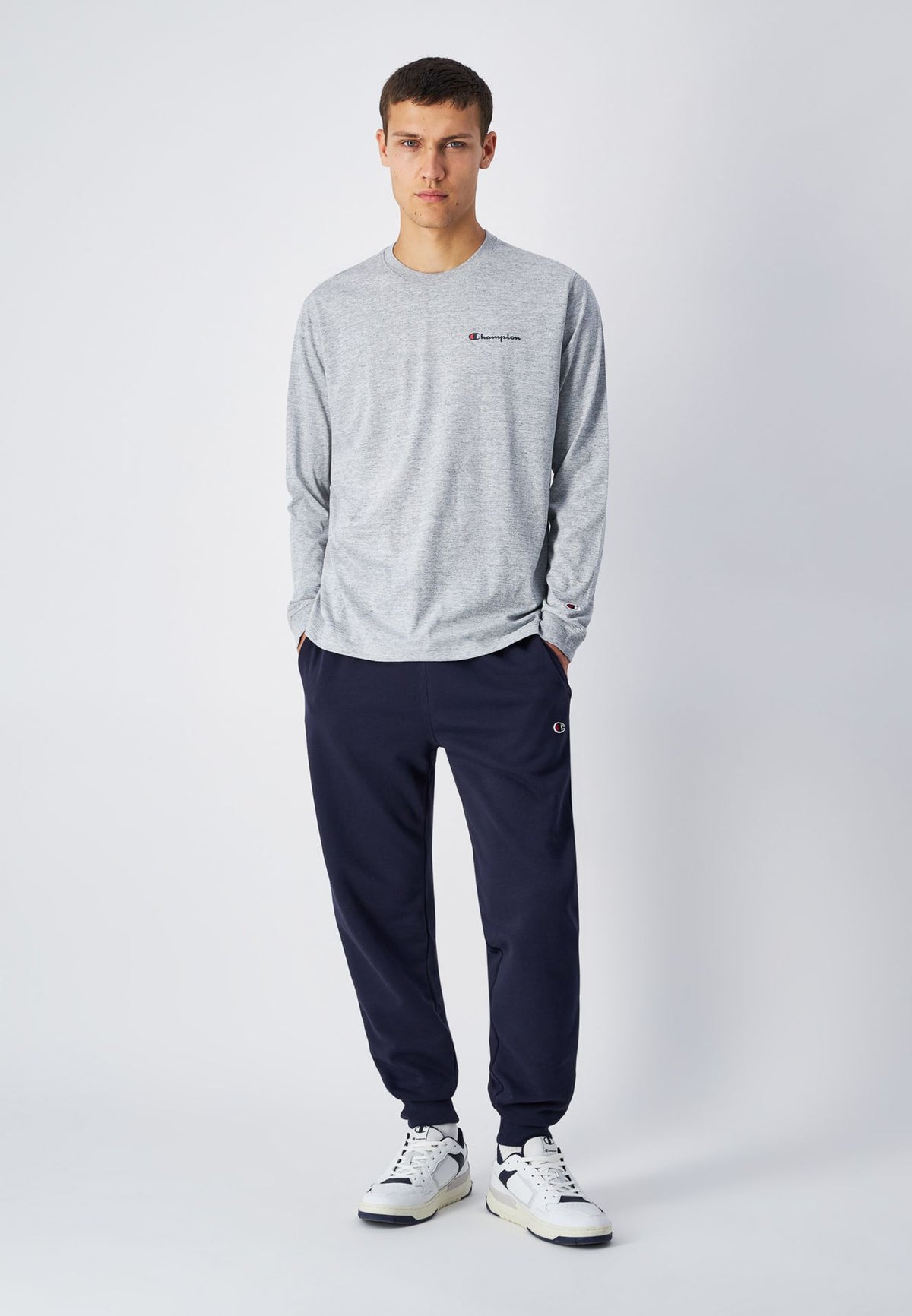Champion Rib Cuff Pants – blau
