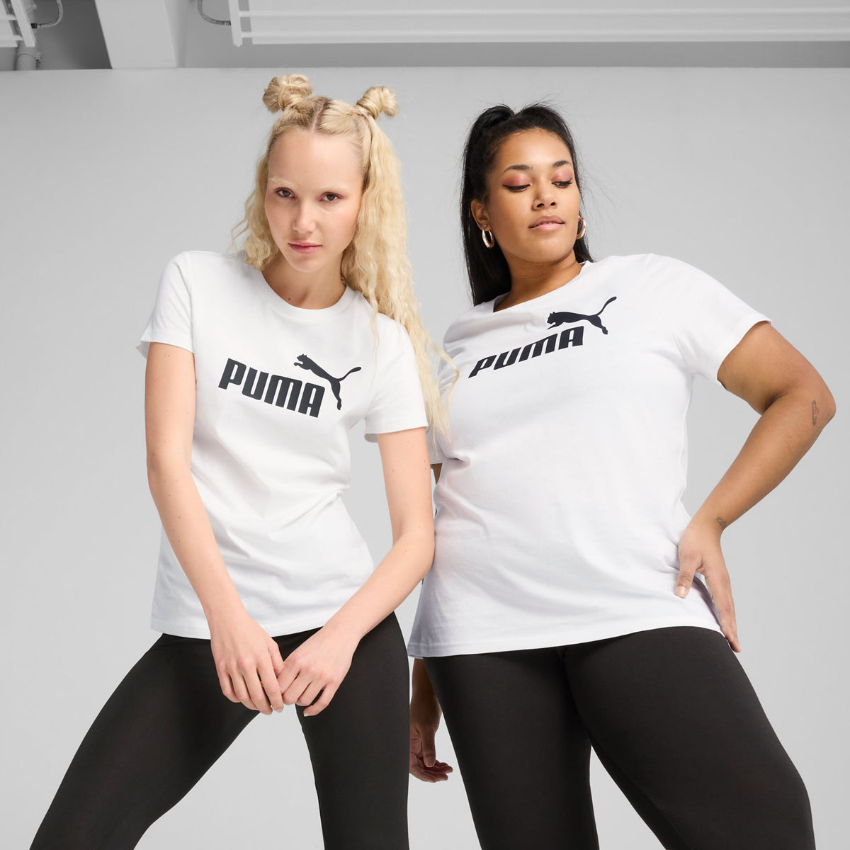 Puma ESS No. 1 Logo Tee – weiß