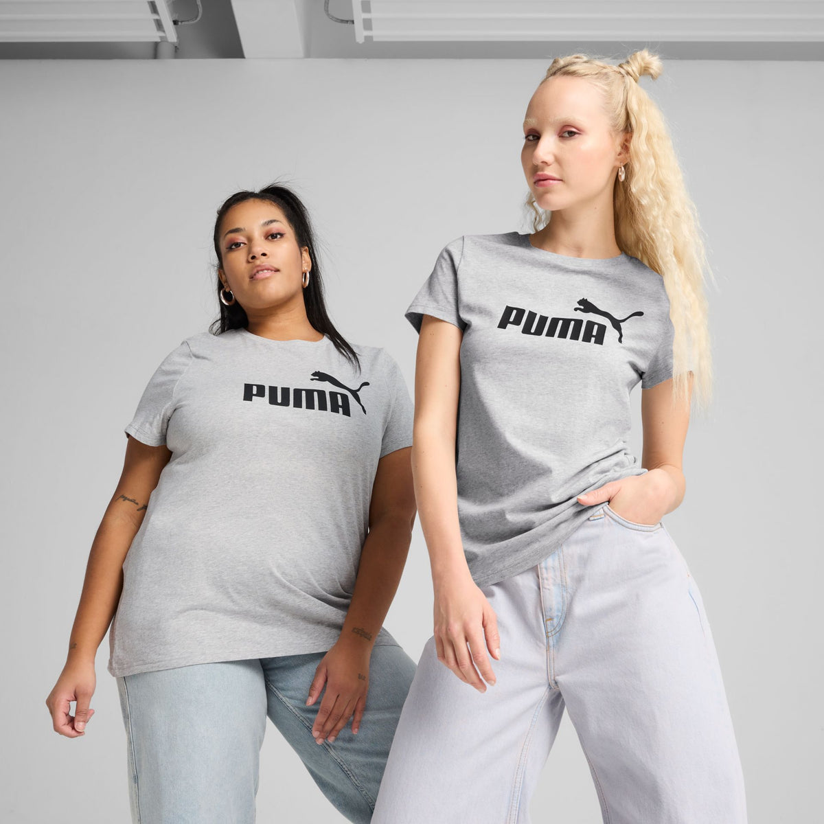 Puma ESS No. 1 Logo Tee – grau
