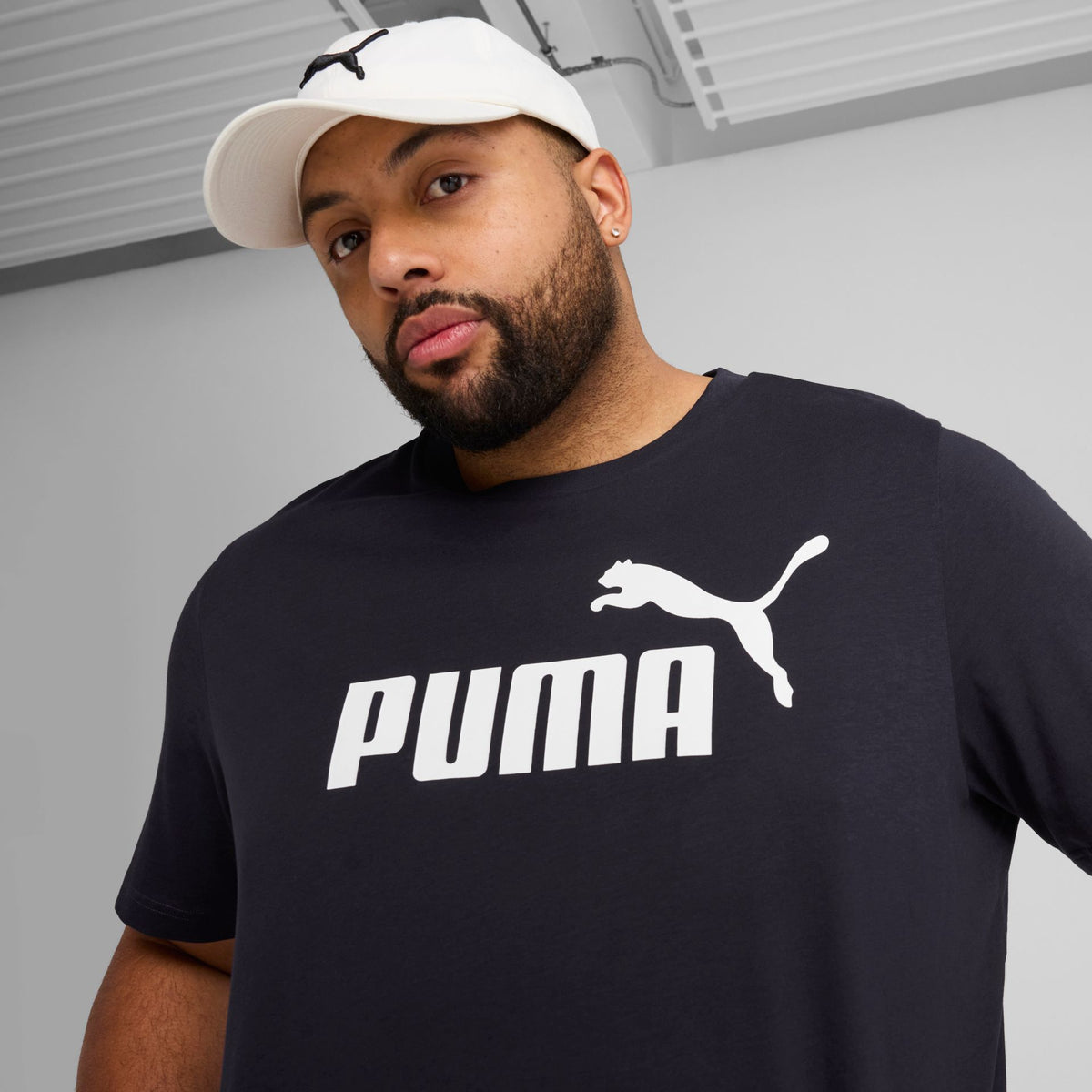 Puma ESS No. 1 Logo Tee – dunkelblau/navy