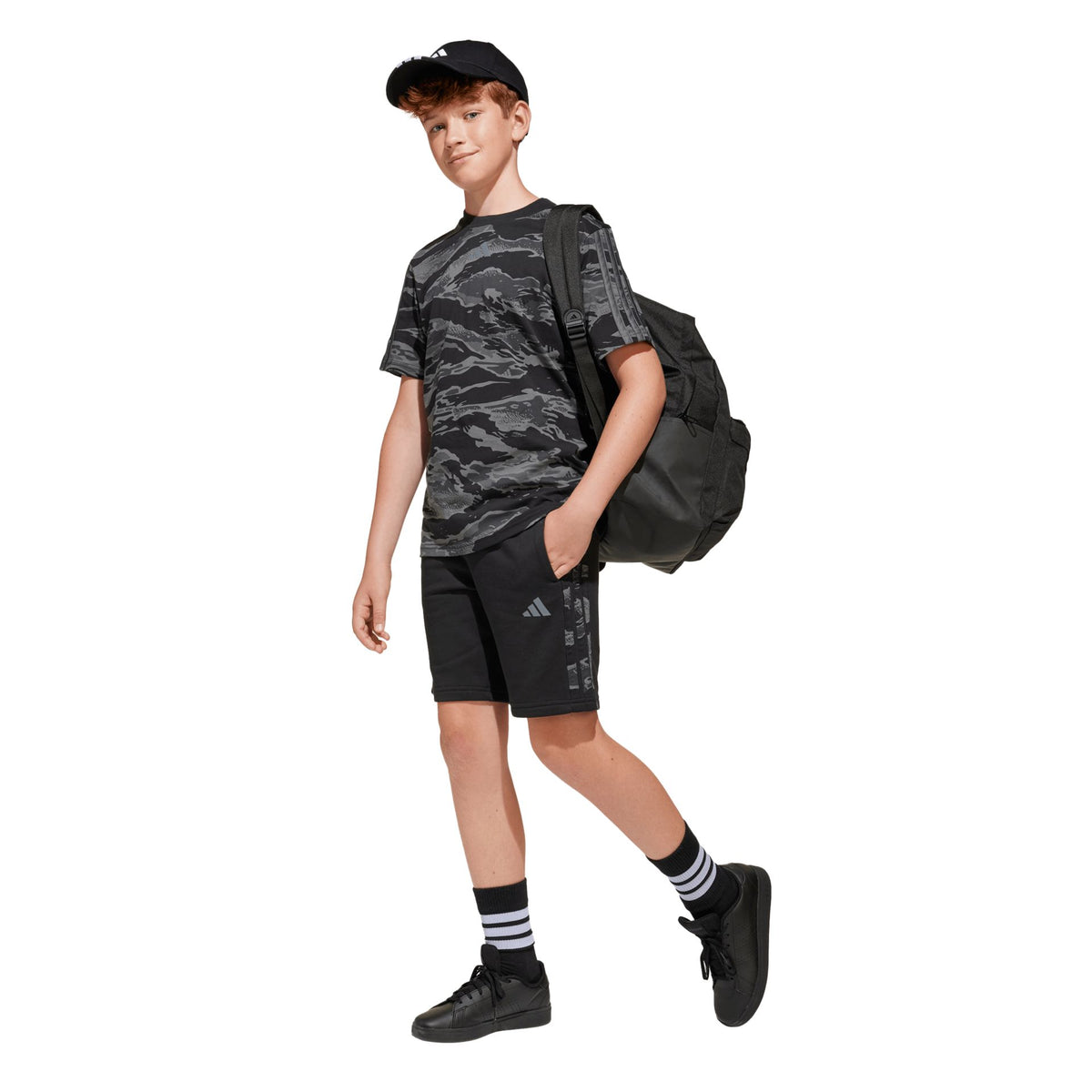 Adidas New Logo Embroidered Baseball Cap – schwarz