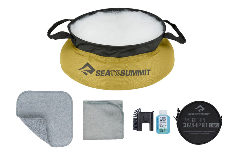 Sea to Summit Camp Kitchen Clean-Up Kit 6 Piece Set