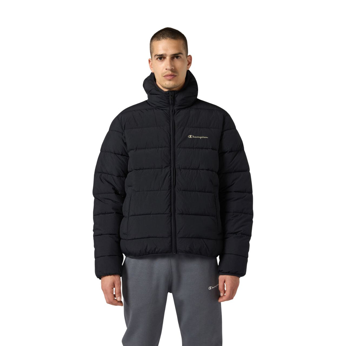 Champion Padded Outdoor Jacket – schwarz