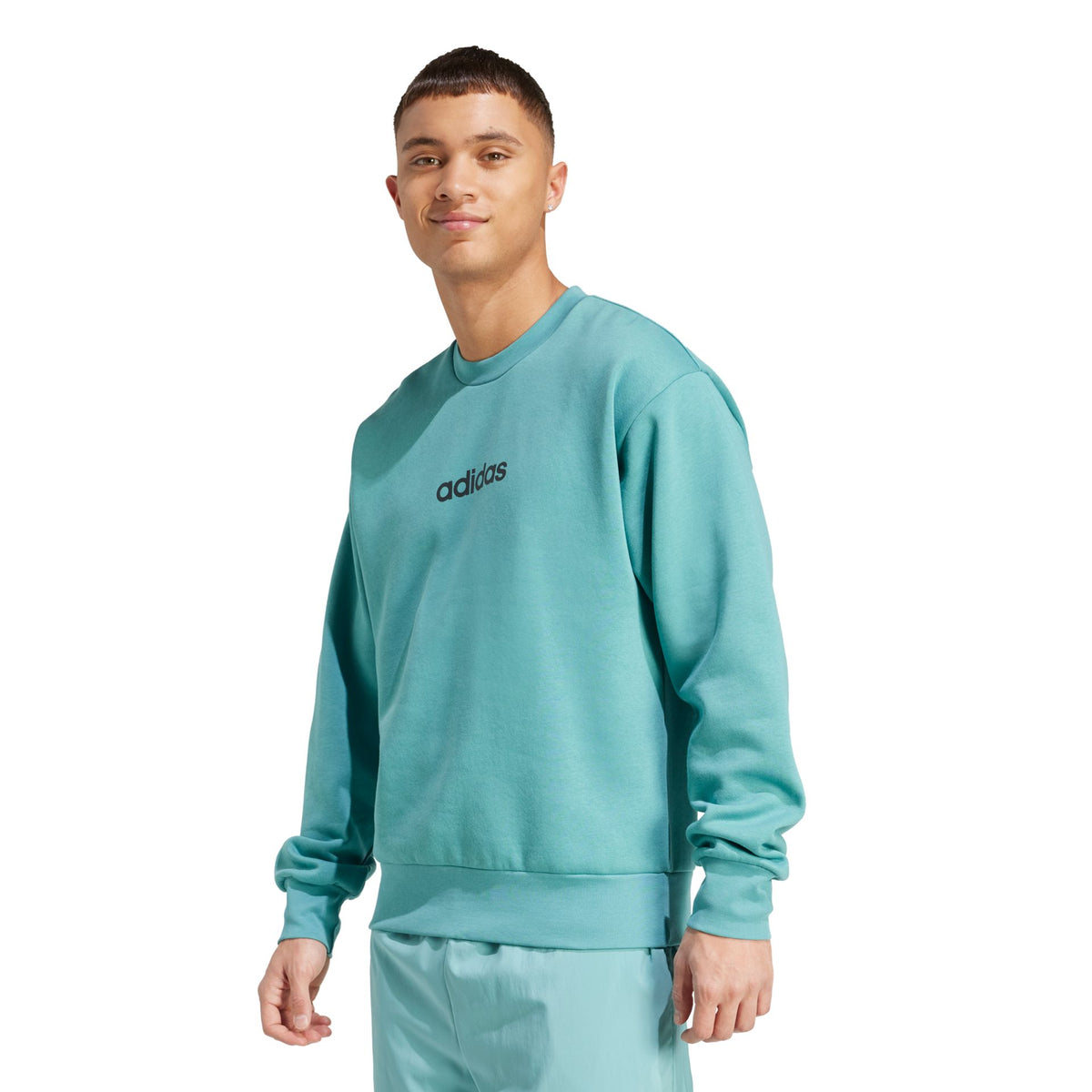 Adidas Essentials Linear Fleece Sweatshirt