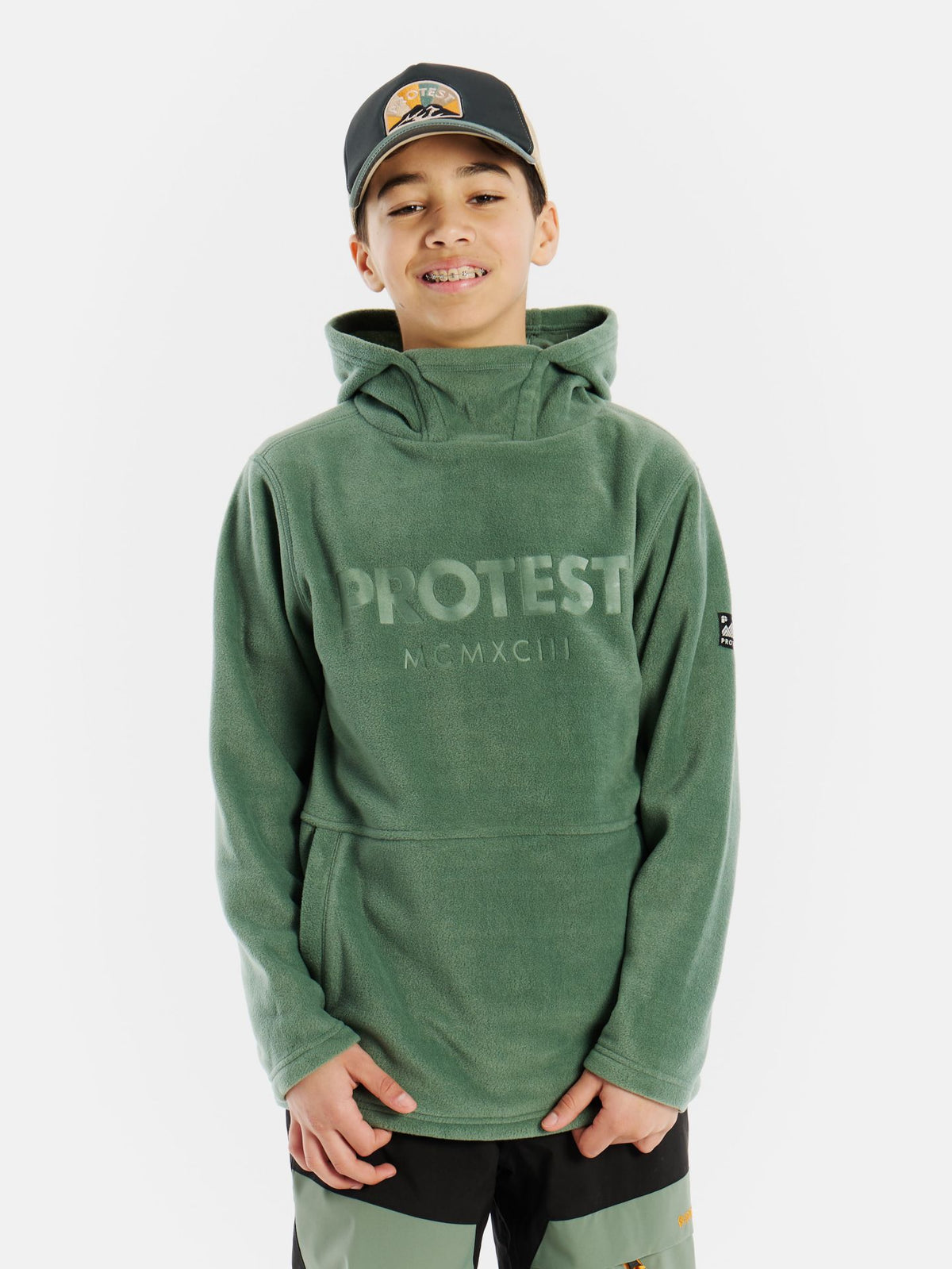 Protest PRTPhil JR Hoody – grün