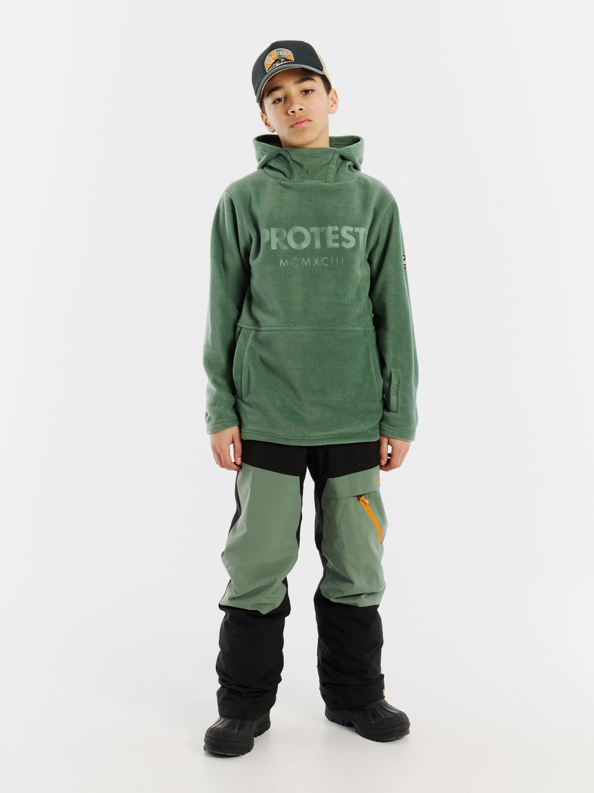 Protest PRTPhil JR Hoody – grün