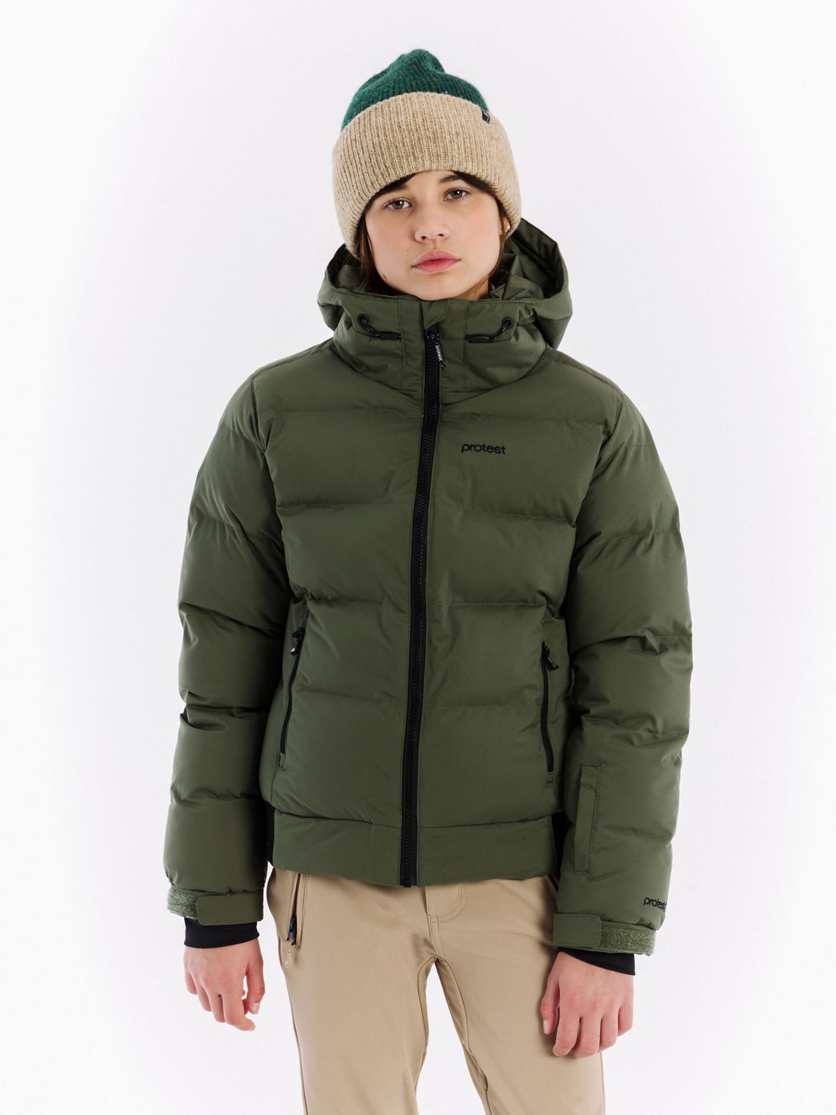 Protest PRTELINY JR Snowjacket – grün