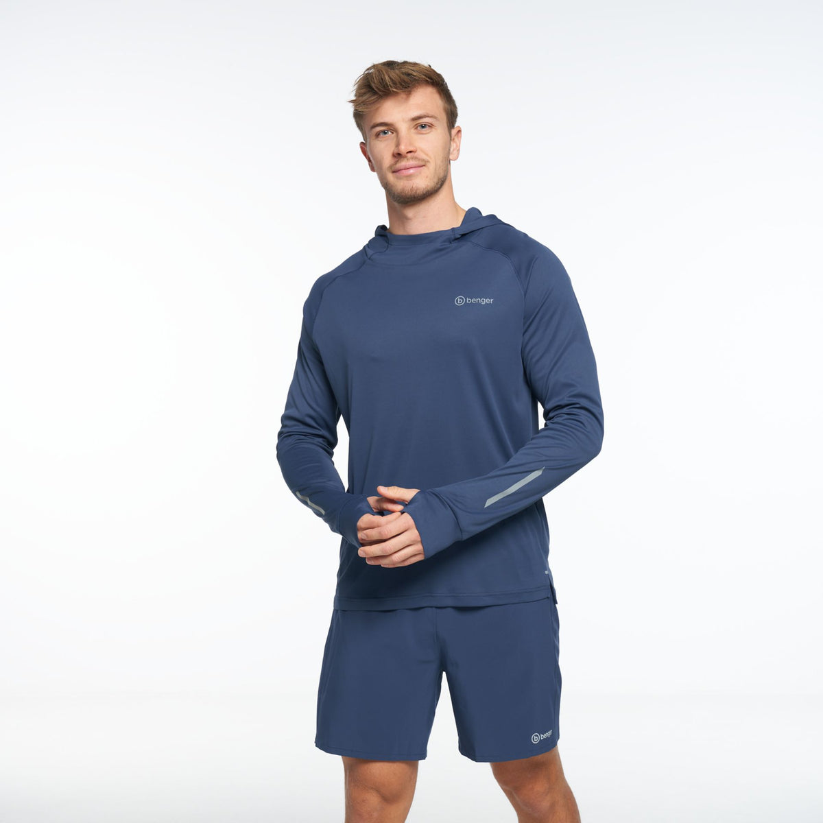 Benger RUNNING FUNKTIONSSHIRT MIT KAPUZE
