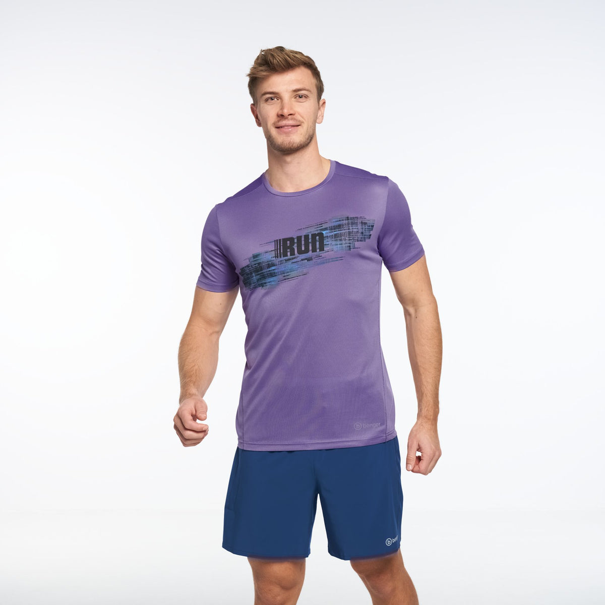 Benger RUNNING T-SHIRT LOGO – lila