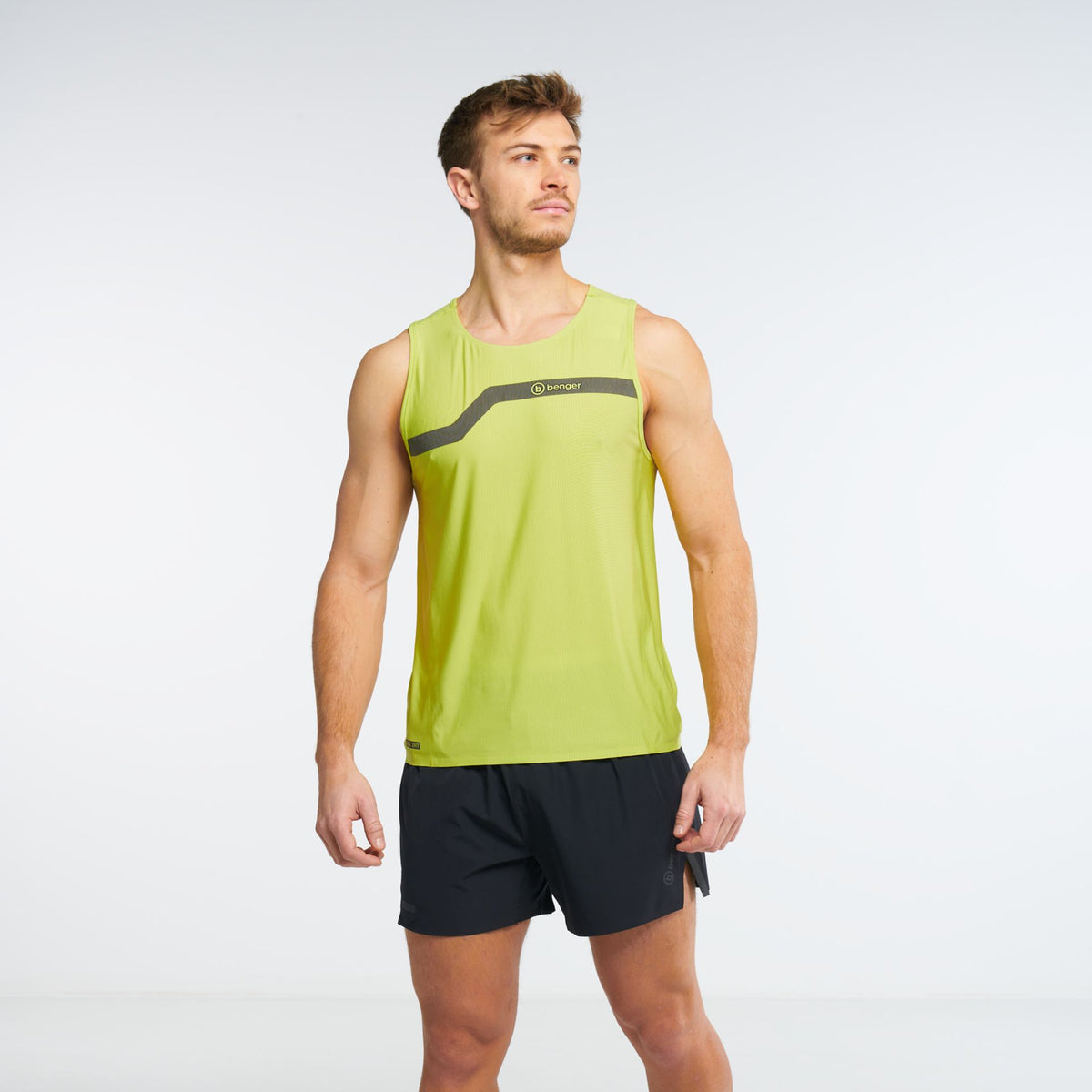 Benger RUNNING SINGLET – hellgrün
