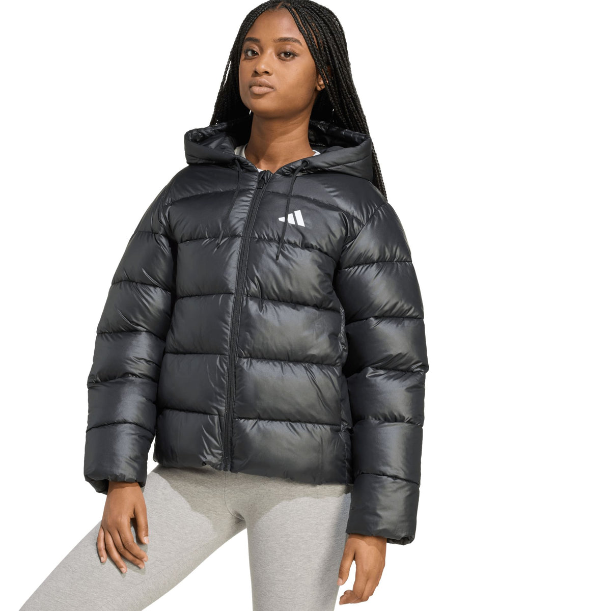 Adidas Essentials CLIMAWARM Synthetic Down Puffer Hooded Jackets