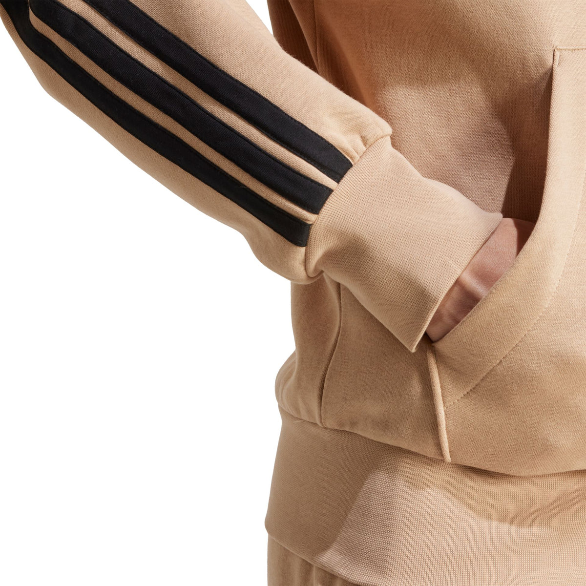 Adidas Essentials 3-Stripes Fleece Hoodie
