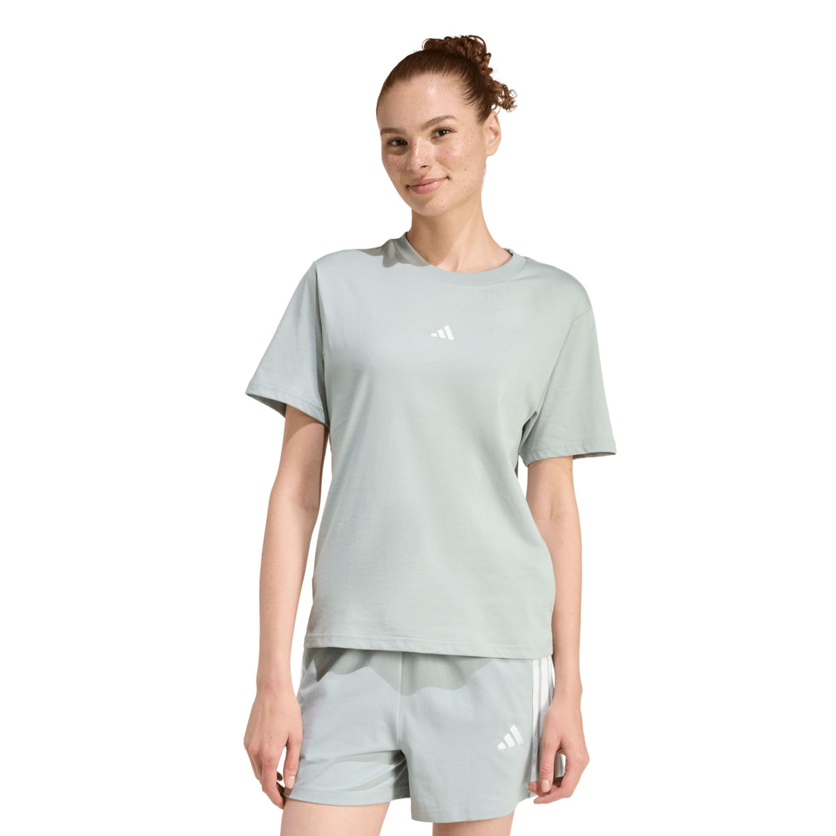 Adidas Essentials Small Logo Cotton T-Shirt