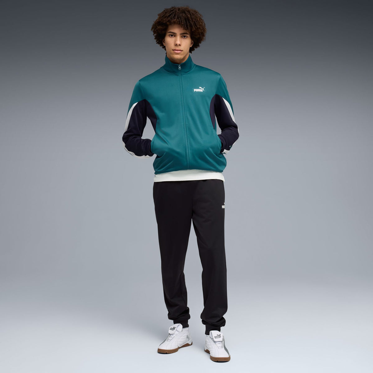 Puma ESS Block Poly Suit – grün