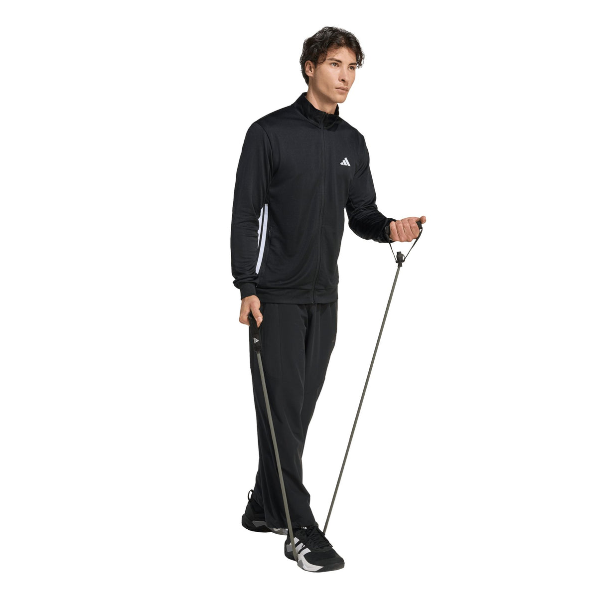 Adidas Workout Essentials All Set 3-Stripes Knit Jacket