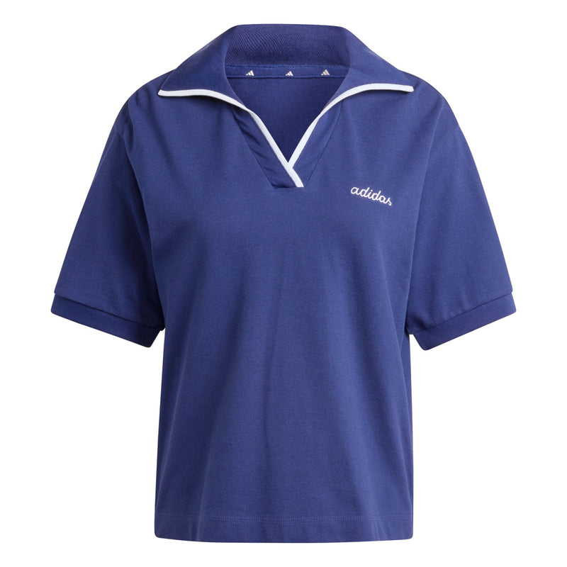 Adidas Seasonal Essentials Colorpop Polo with Embroidered Graphic
