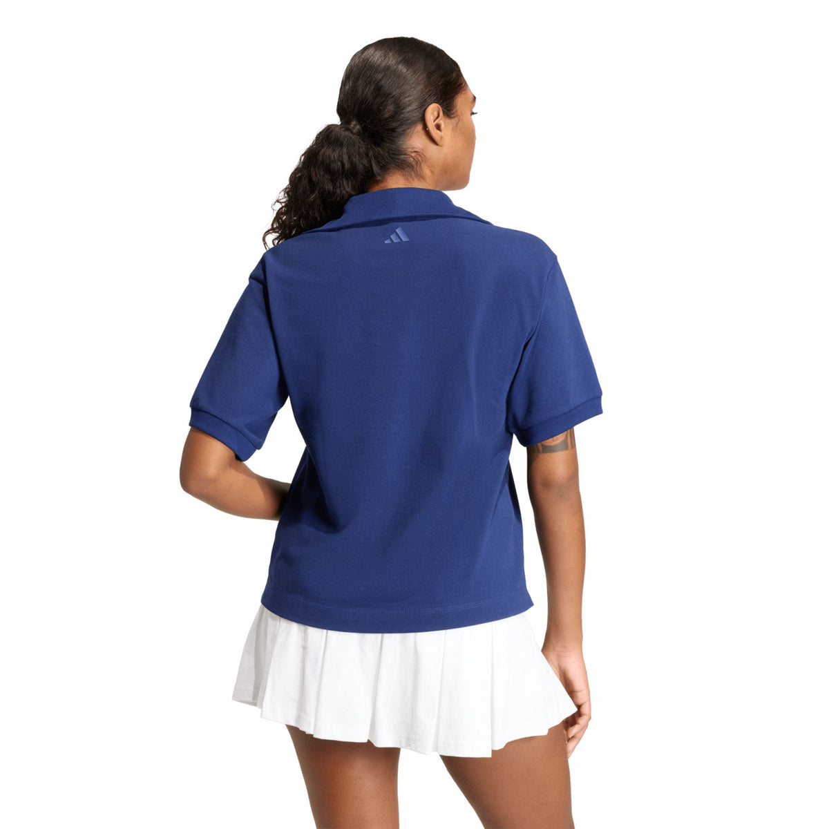 Adidas Seasonal Essentials Colorpop Polo with Embroidered Graphic – dunkelblau/navy