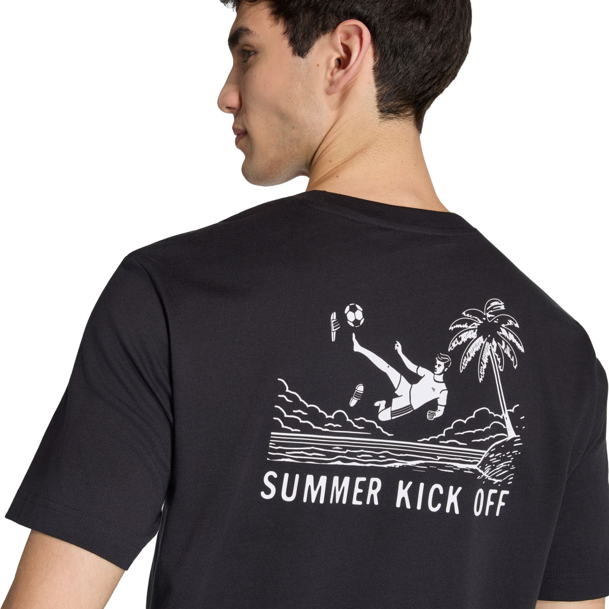 Adidas Summer Slides Sport Graphic Tee