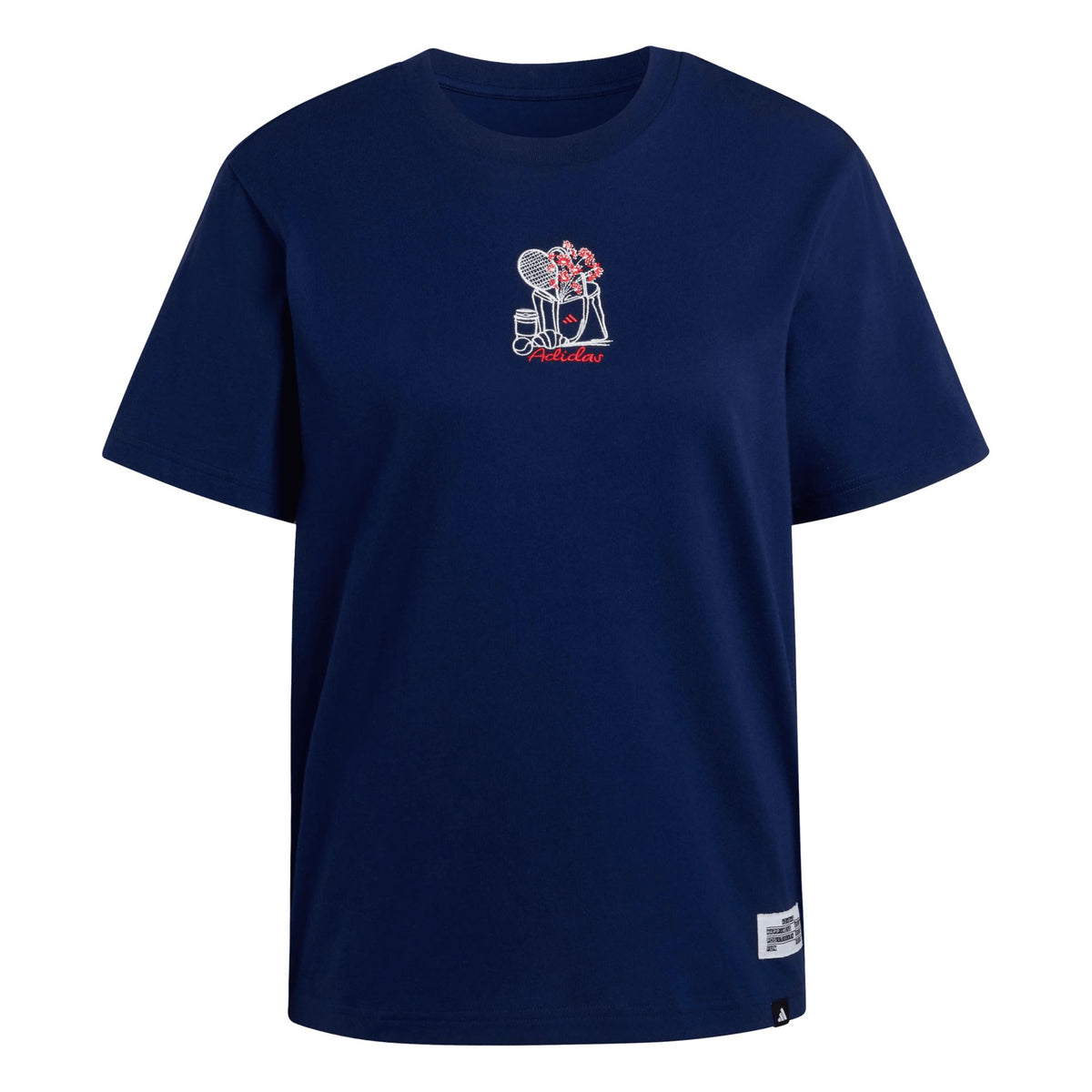 Adidas Mini Embroidery Graphic Tee – dunkelblau/navy