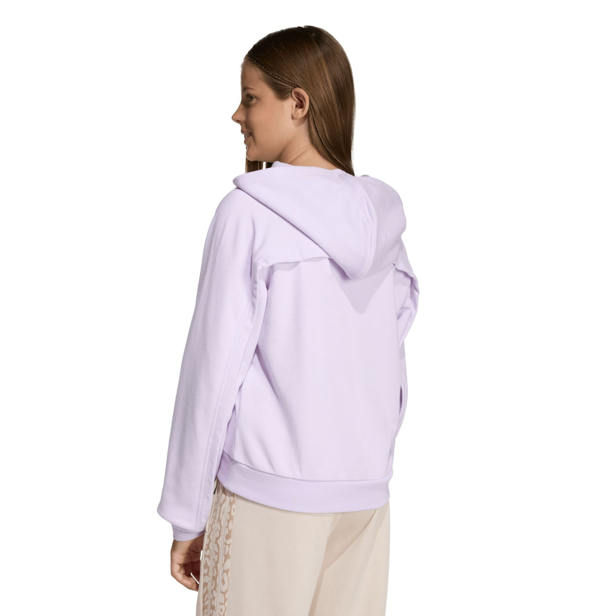 Adidas Junior Girl Holiday Glam Cropped Sweatshirt – lila
