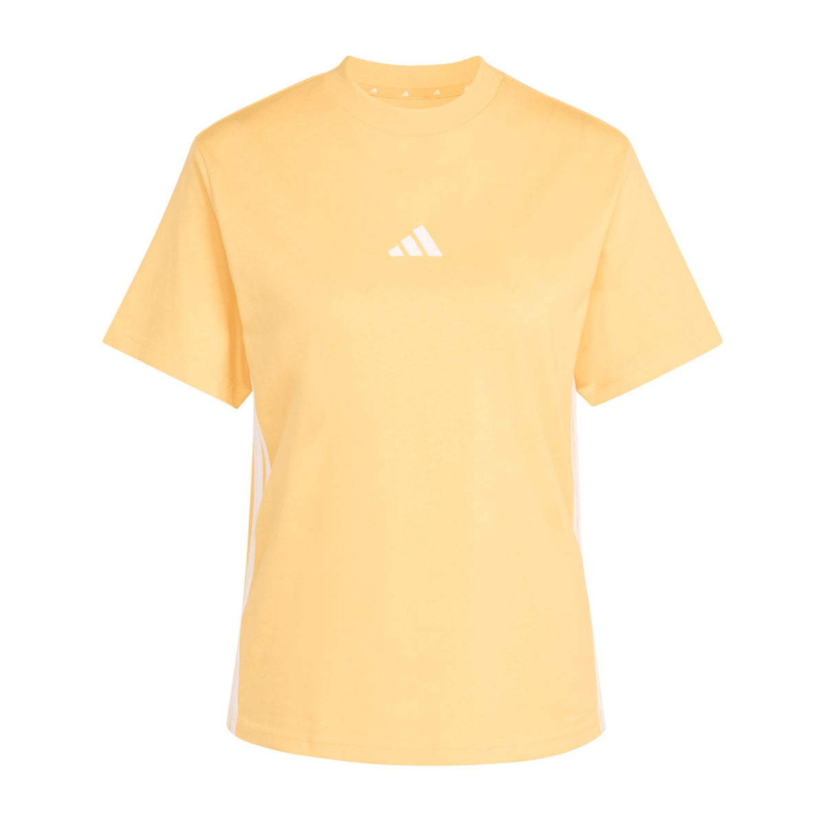 Adidas Essentials 3-Stripes Cotton Tee – orange