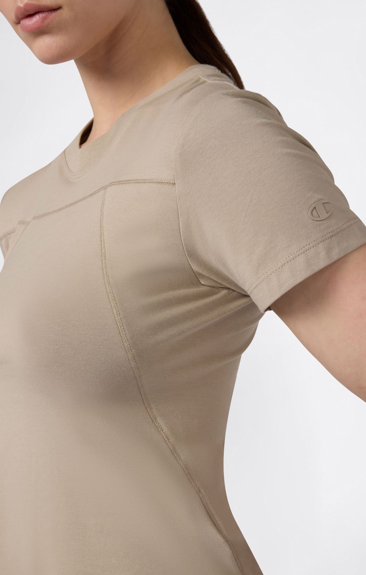 Champion Crewneck Top – oliv