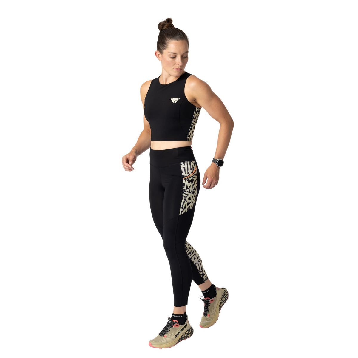 Dynafit Trail Crop Top – schwarz