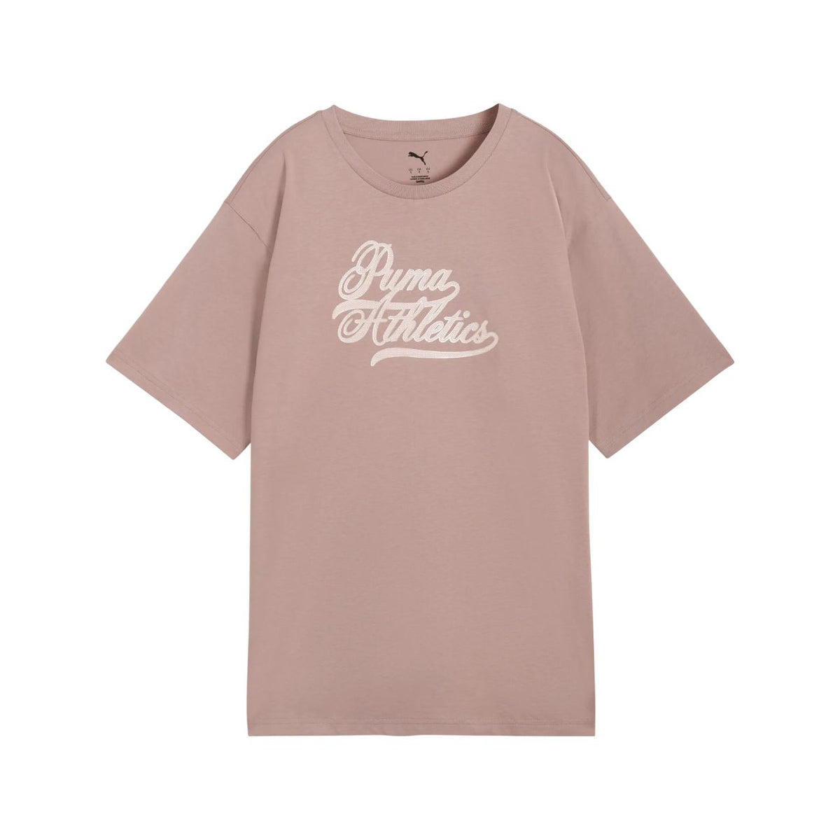 Puma GRAPHICS Relaxed Varsity Tee – beige