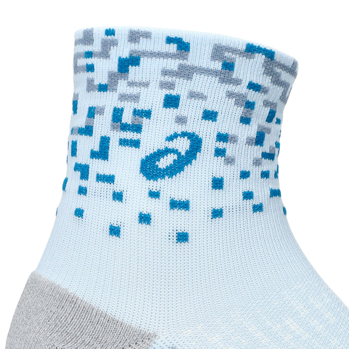 ASICS PERFORMANCE RUN SOCK QUARTER – hellblau