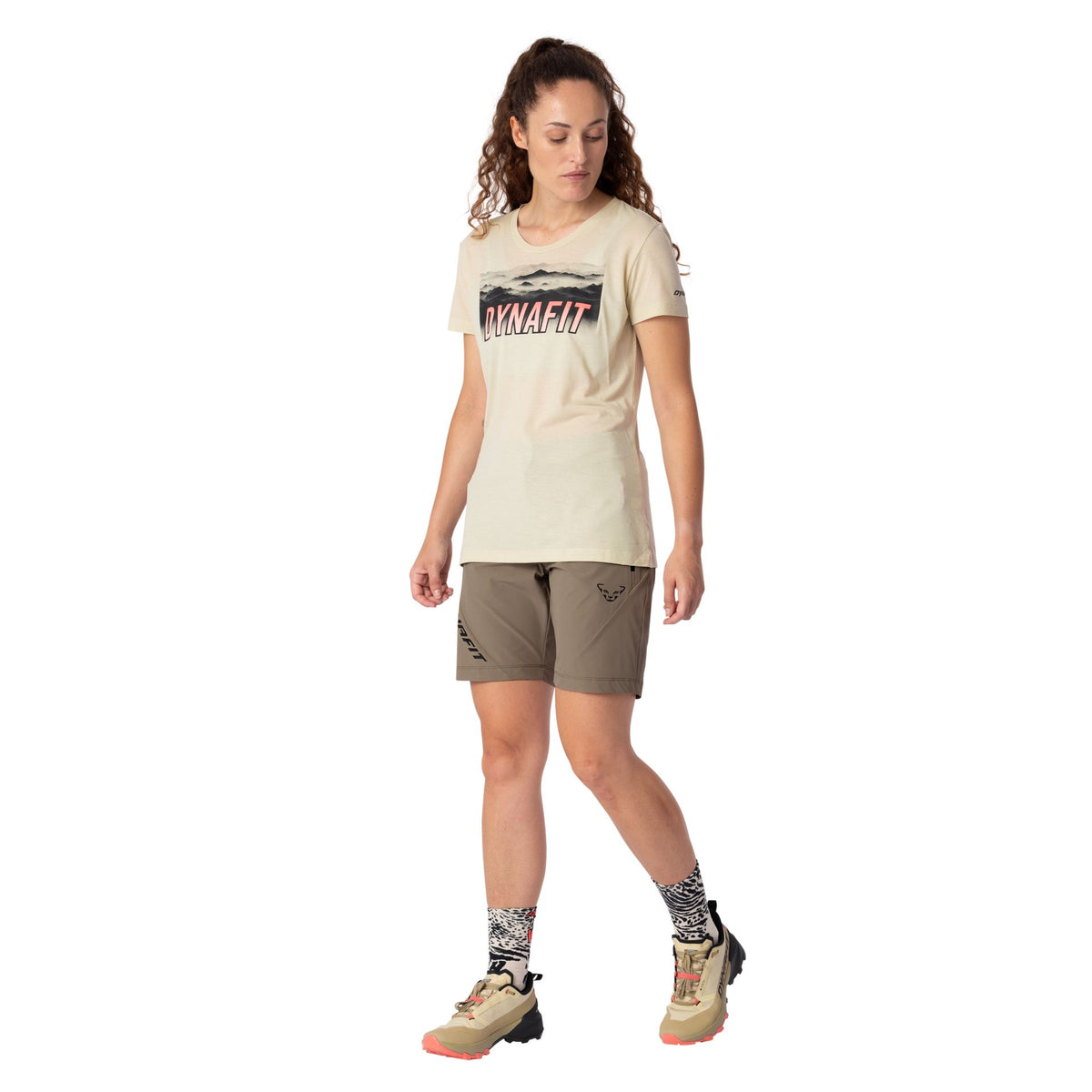 Dynafit Transalper Graphic Tee – beige