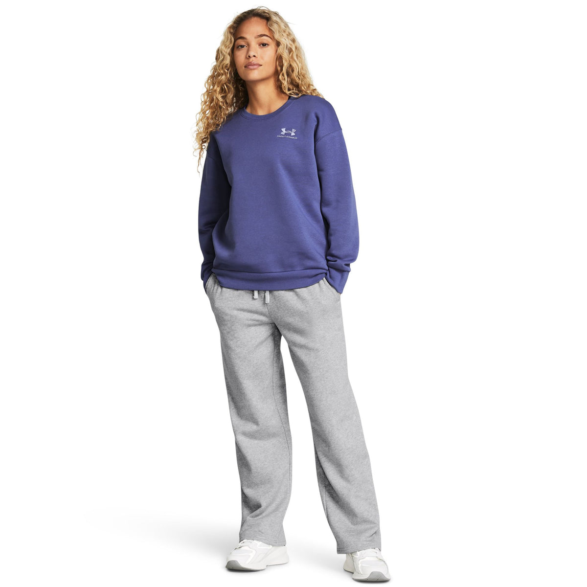 Under Armour UA Rival Fleece Straight Pants – grau