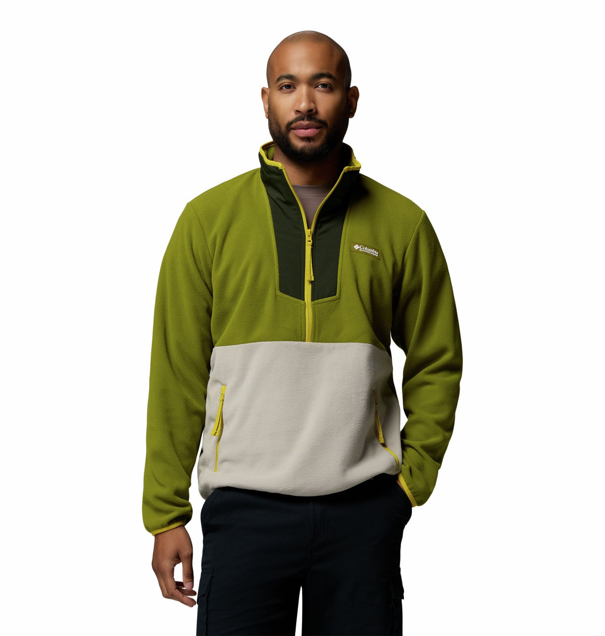 Columbia Sequoia Grove™ Half Zip Fleece – oliv