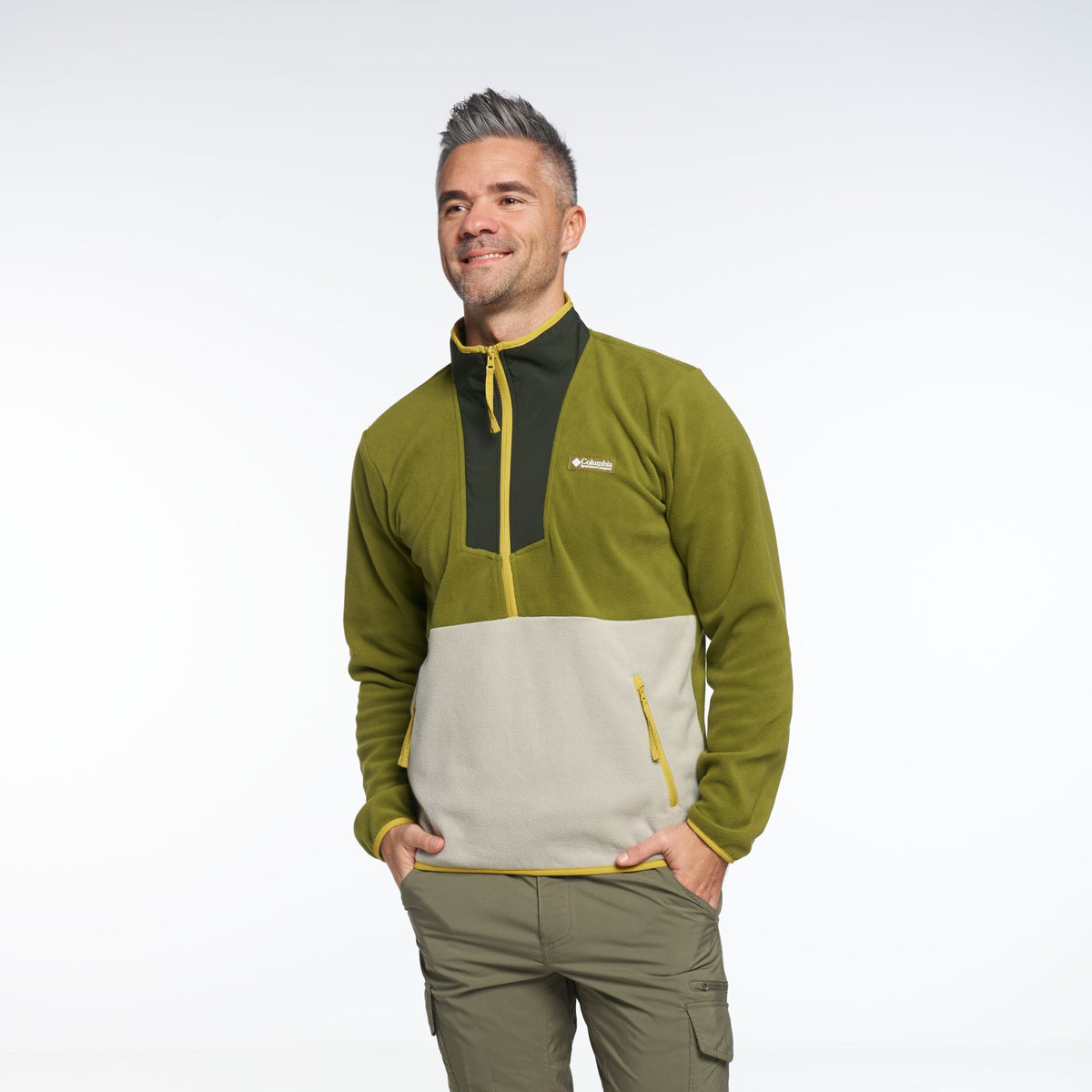 Columbia Sequoia Grove™ Half Zip Fleece – oliv