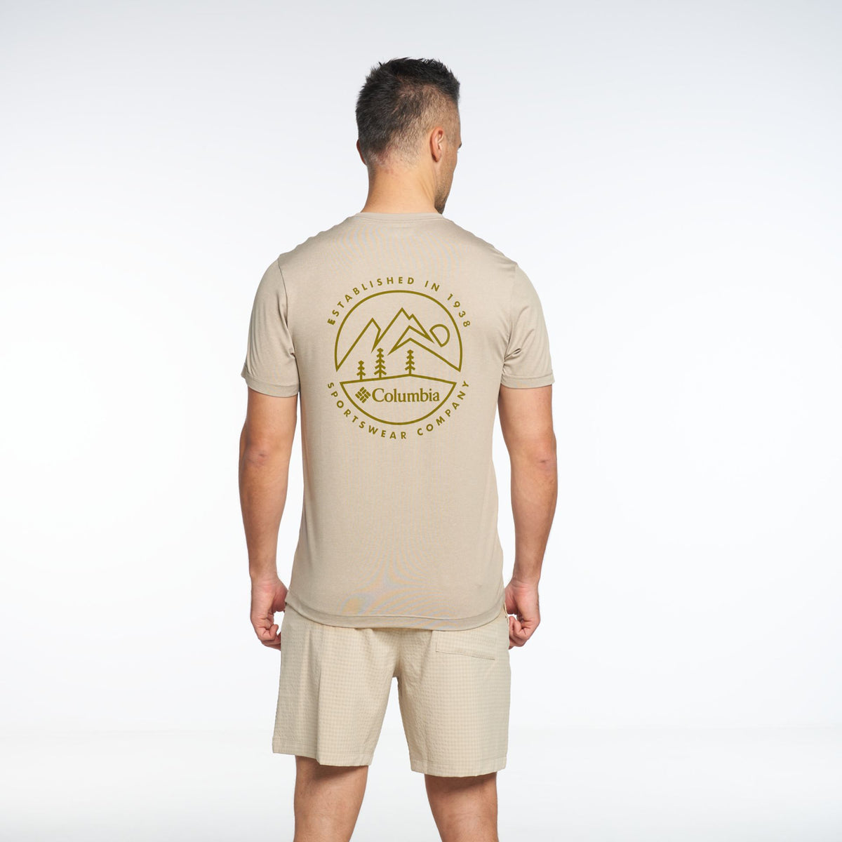 Columbia Parsons Point™ Shortsleeve Back Graphic Tee – grau
