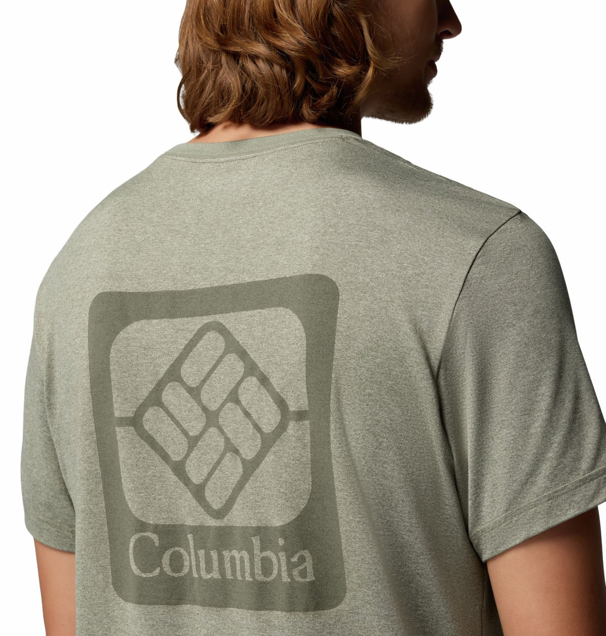Columbia Parsons Point™ Shortsleeve Back Graphic Tee – oliv