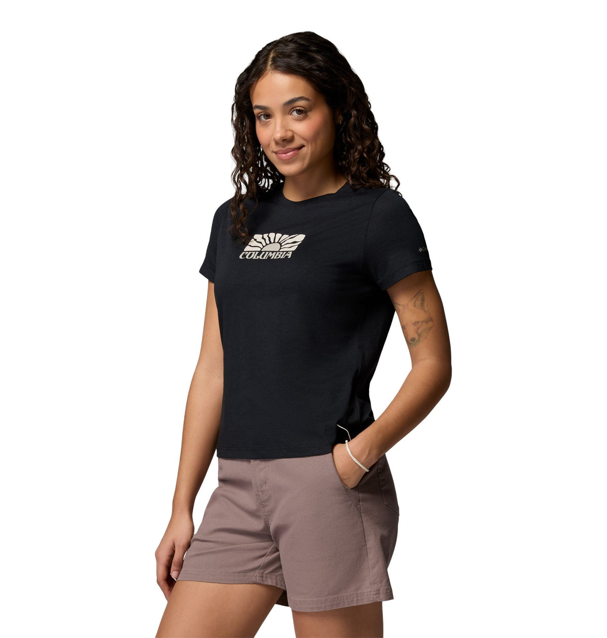 Columbia Ruby Springs™ Graphic Fitted Shortsleeve – schwarz
