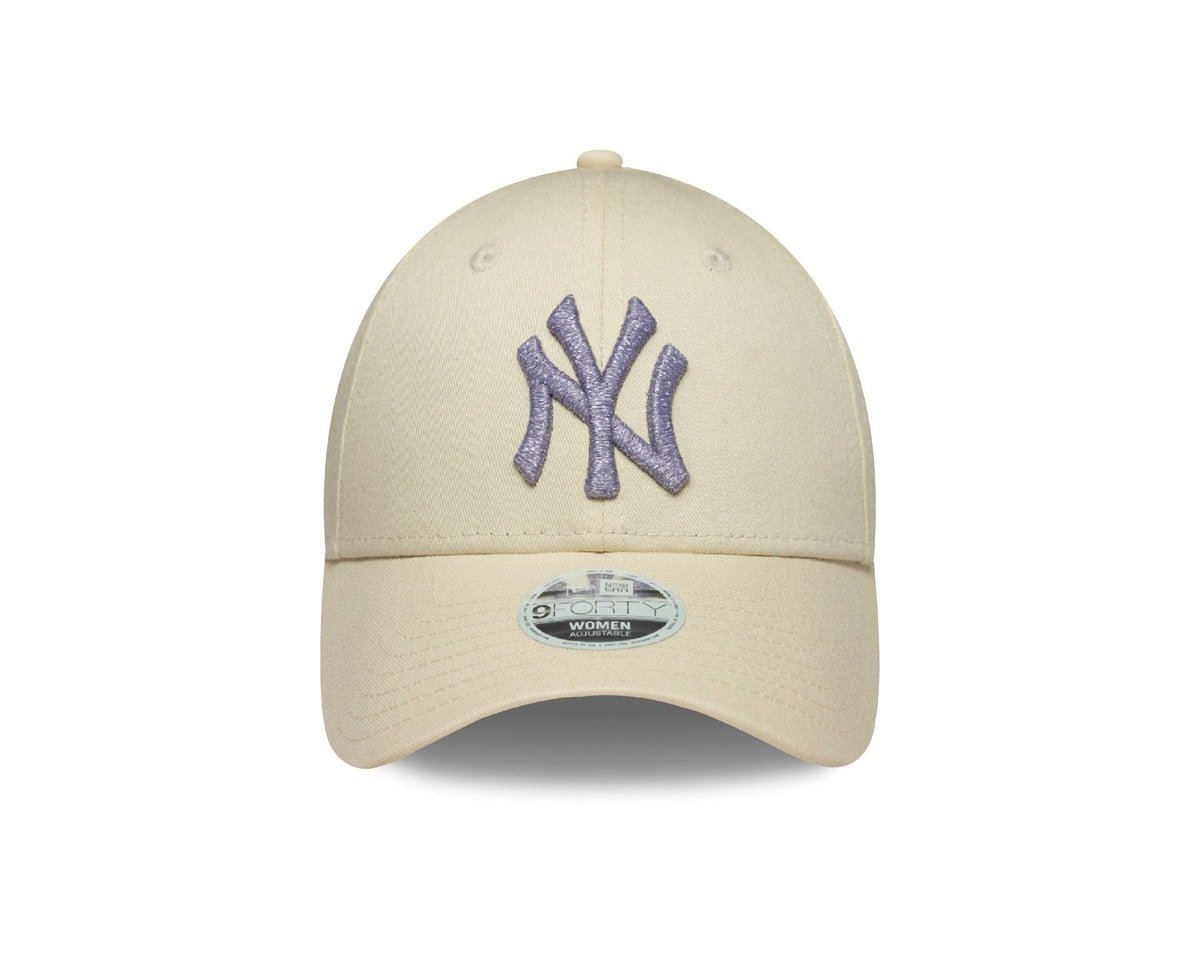 New Era New York Yankees MLB Metallic Logo Damen 9FORTY Cap