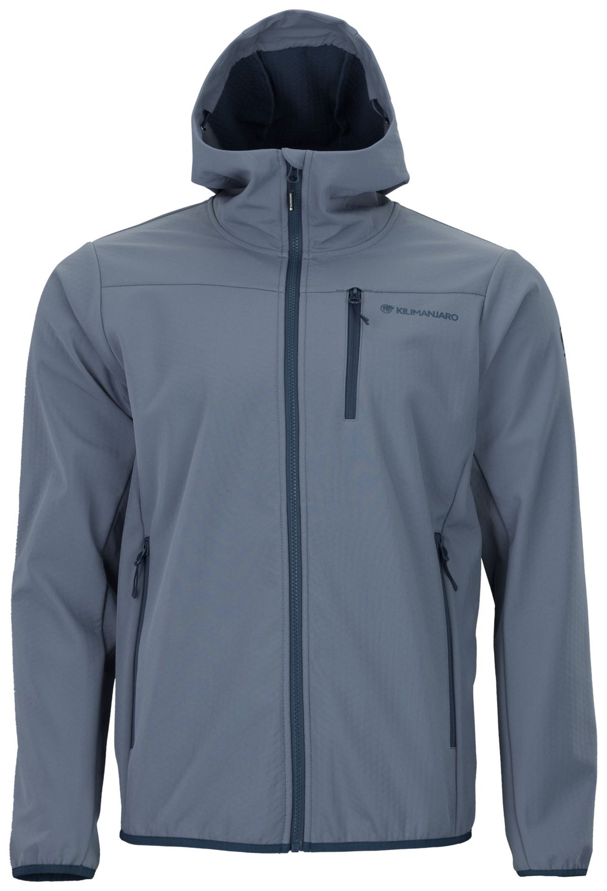 Kilimanjaro HR. LAGOA SOFTSHELLJACKE – grau-blau