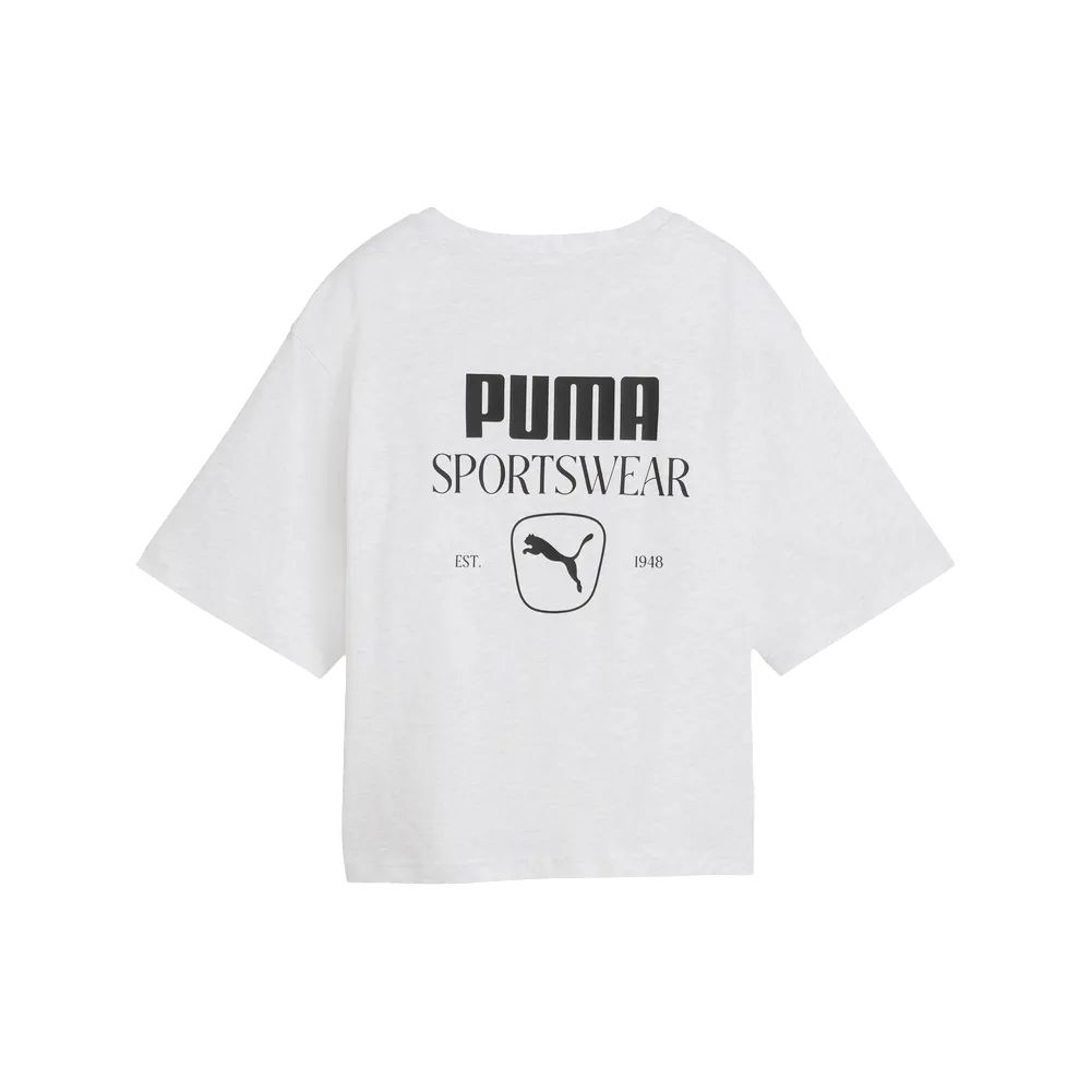 Puma PUMA CLASS Relaxed Graphic Tee – weiß