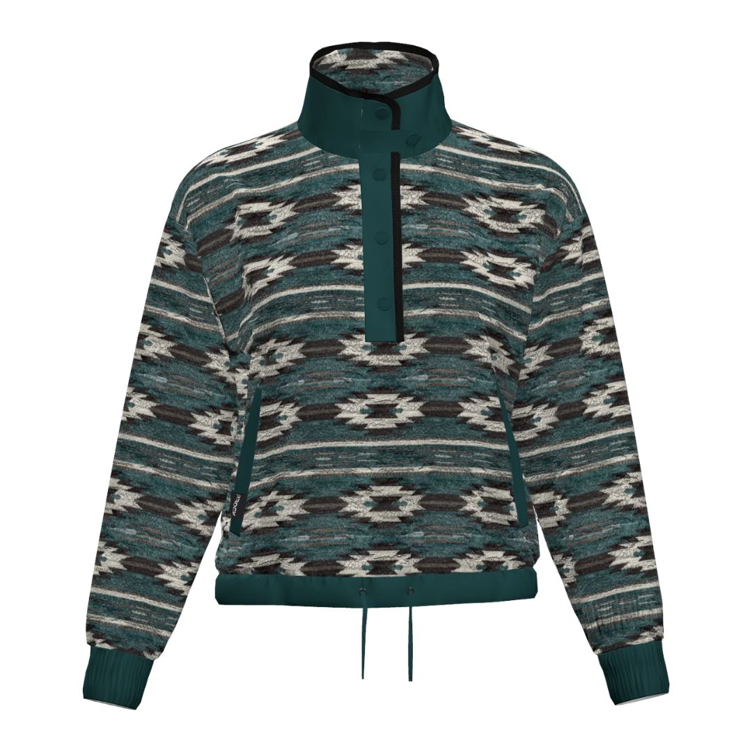 Rock Experience MIKA MOCK NECK WOMAN FLEECE
