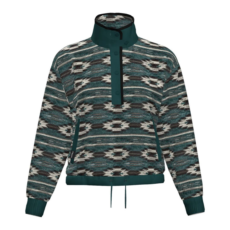 Rock Experience MIKA MOCK NECK WOMAN FLEECE