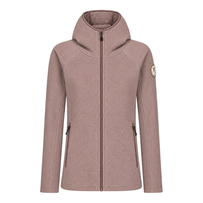 Rock Experience CRYSTAL HOODIE FZ WOMAN FLEECE